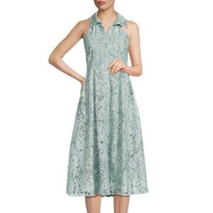 NWT En Saison Caudry Midi Dress M in mint